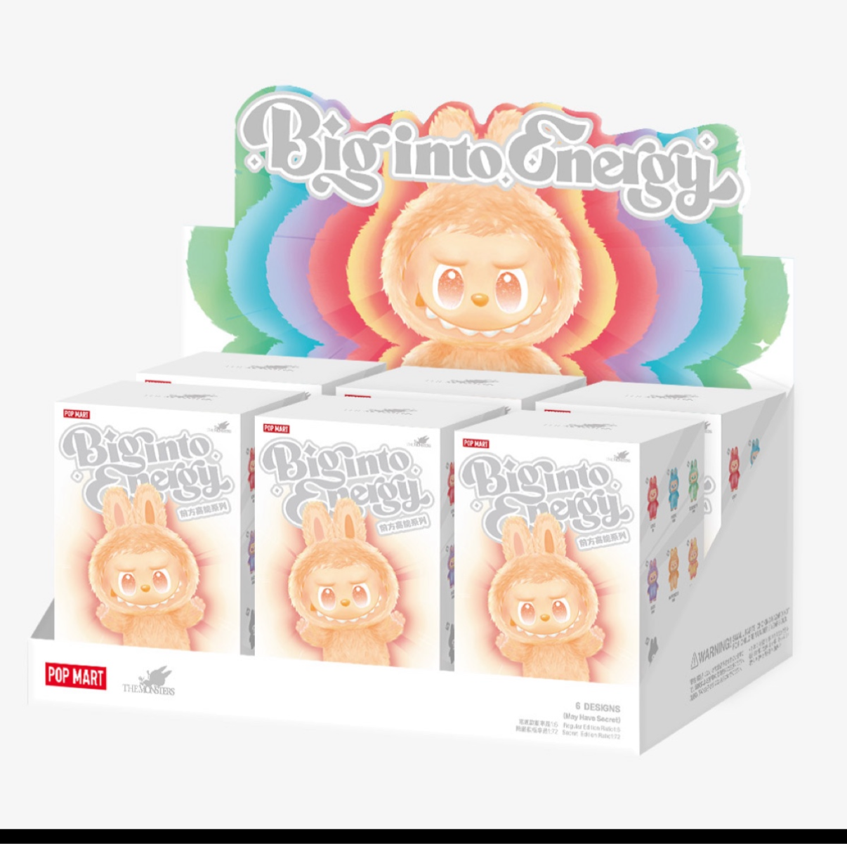 Labubu boîte mystère 6pcs - Big Into Energy